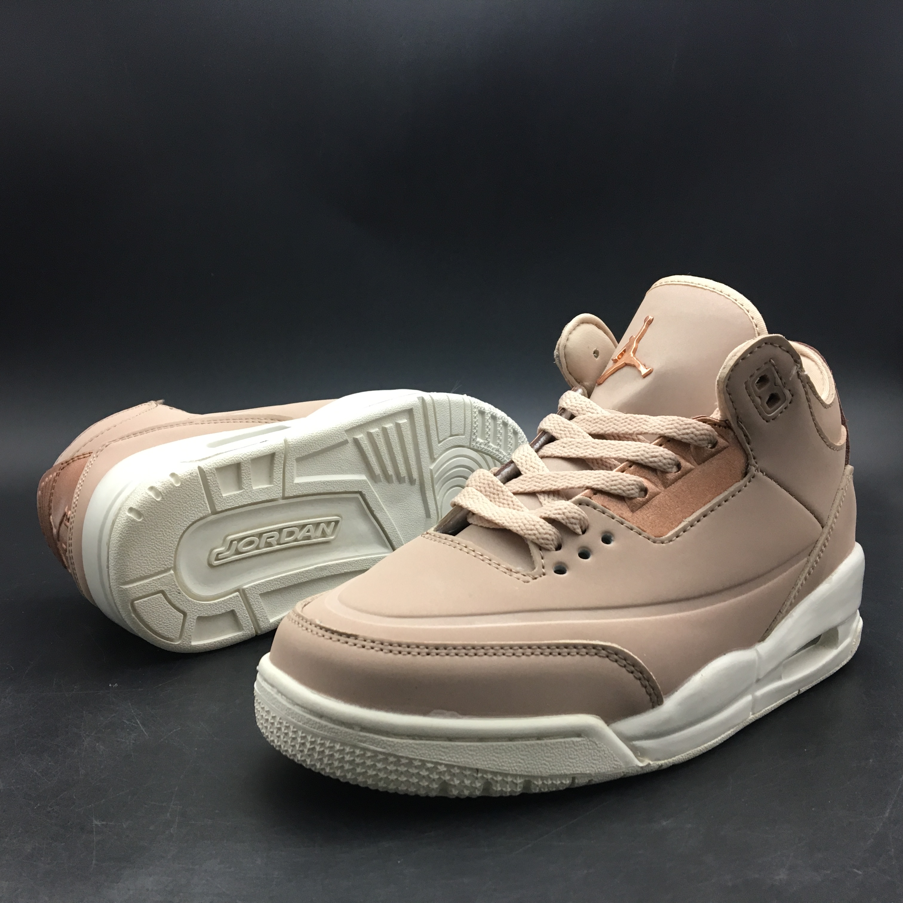 Women Air Jordan 3 SE Rose Gold Shoes